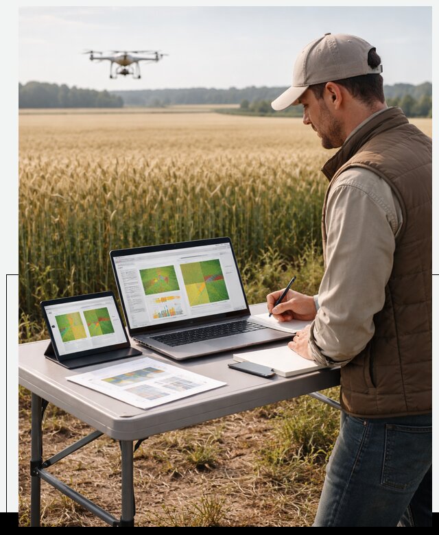 Система AI прогнозирования урожайности для точных агрономий в Малоярославце