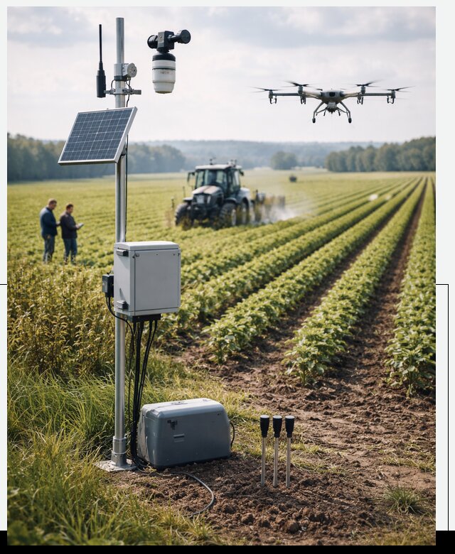 Разработка IoT мониторинга полей в Малоярославце от 8791 р. | АвикейМлр